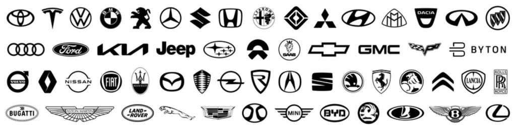Car brands we’ve detailed showcasing professionally detailed vehicles and premium vehicle care services